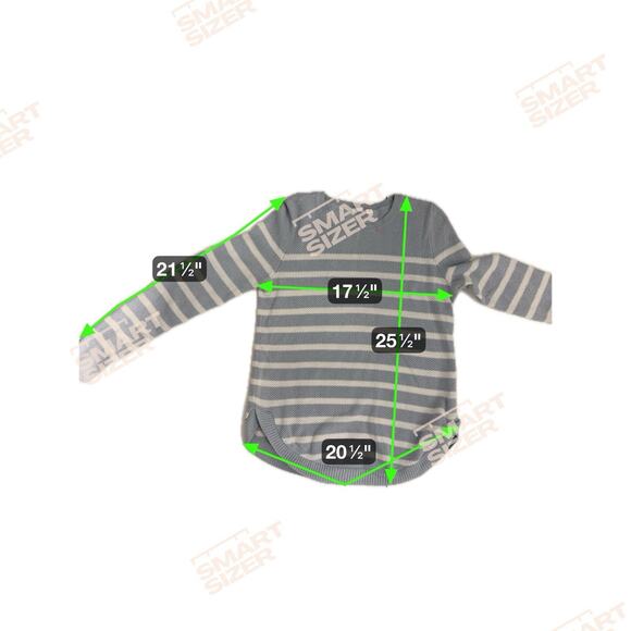 3 for $9 Gap Knit Blue and White steiped sweater XS - Picture 5 of 5